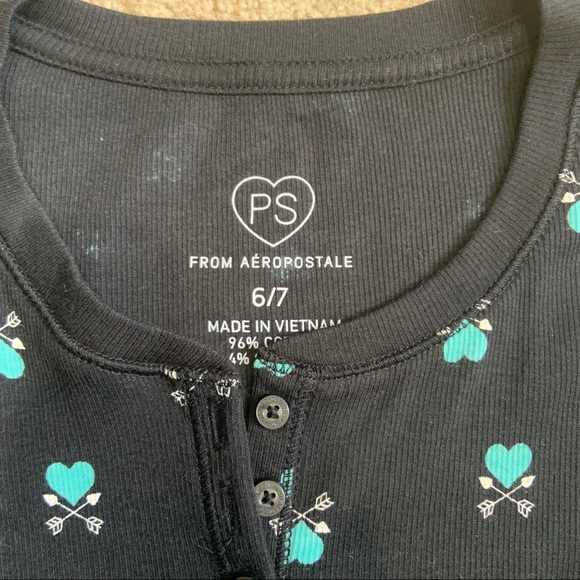 New Long Sleeve Aéropostale Shirt Size 6/7 - Picture 5 of 6